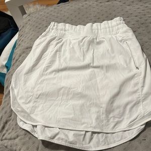 White Lululemon Hotty Hot HR Skirt *Long*